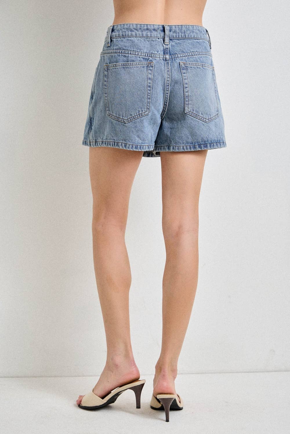 DENIM  SKORT/ S-M-L